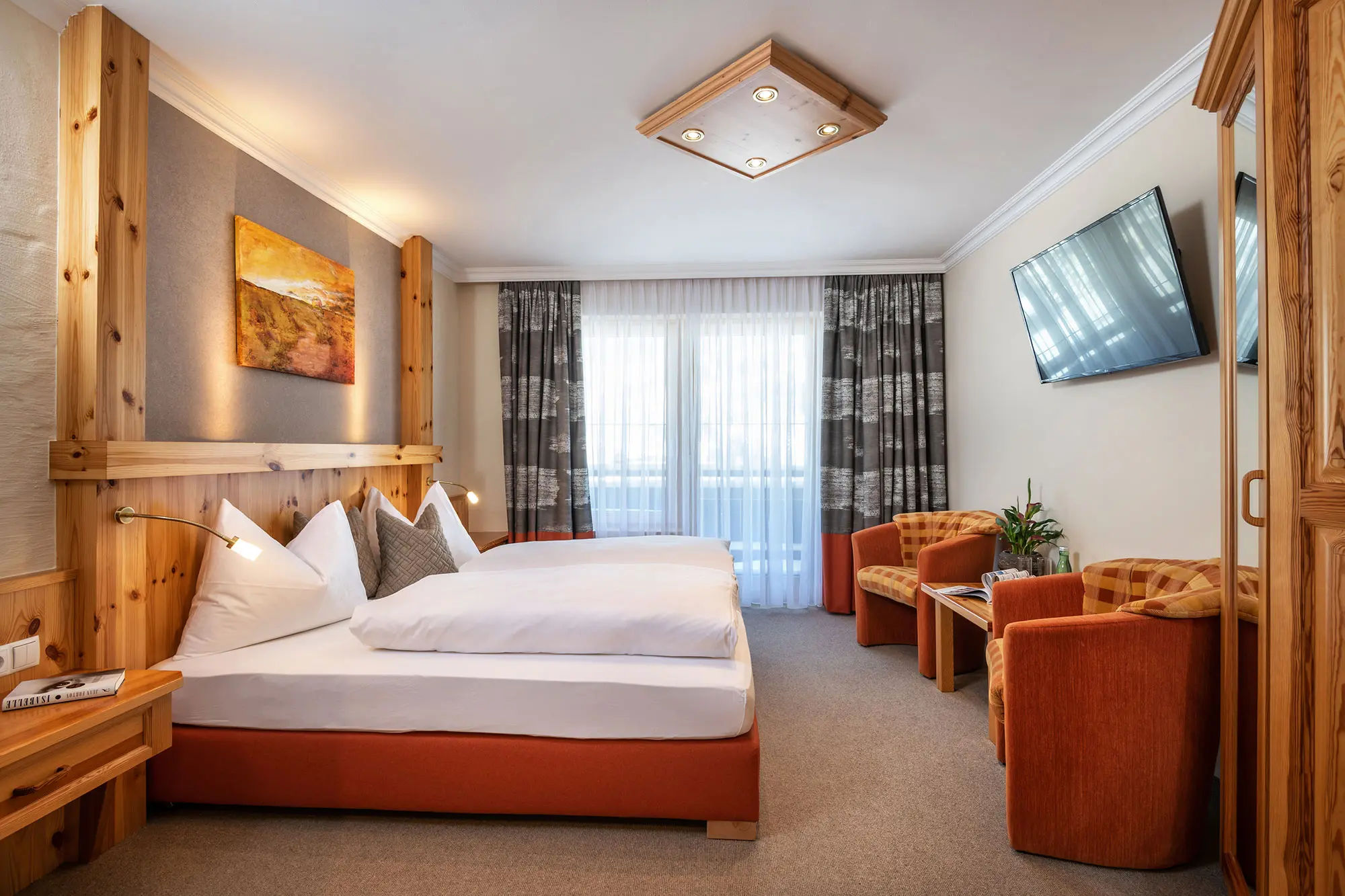 Doppelzimmer mit Balkon, Zimmer in Obertauern, Haus Tyrol | Hotel Garni ***