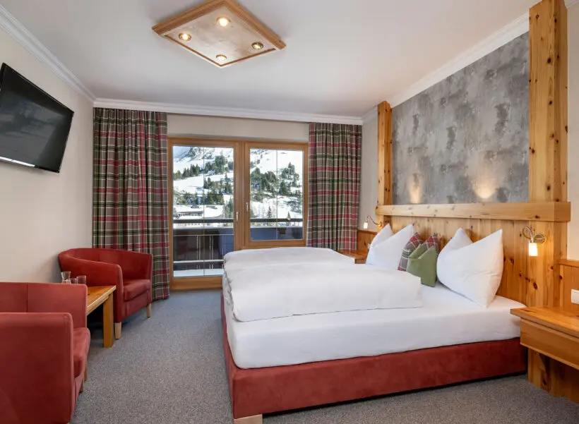 Doppelzimmer mit Balkon, Zimmer in Obertauern, Haus Tyrol | Hotel Garni ***