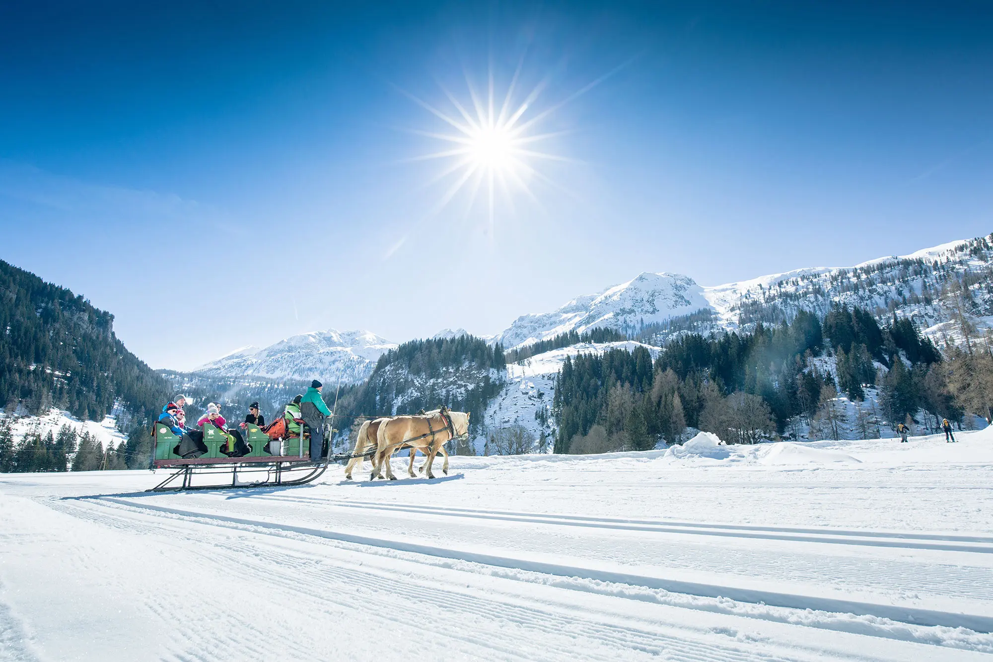 Pferdeschlittenfahren - Winterurlaub in Obertauern