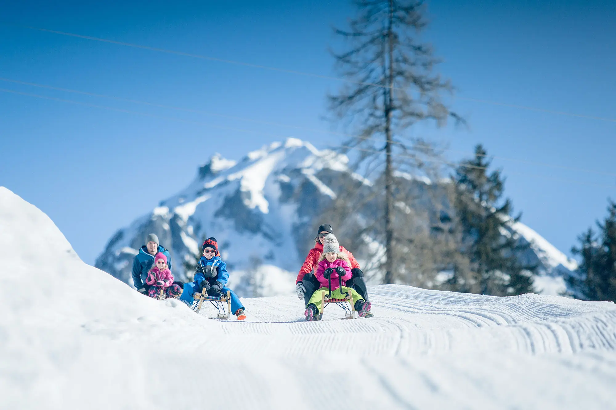 Rodeln - Winterurlaub in Obertauern
