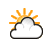 Tagsymbol, Symbolcode "c", Sonne und Wolken